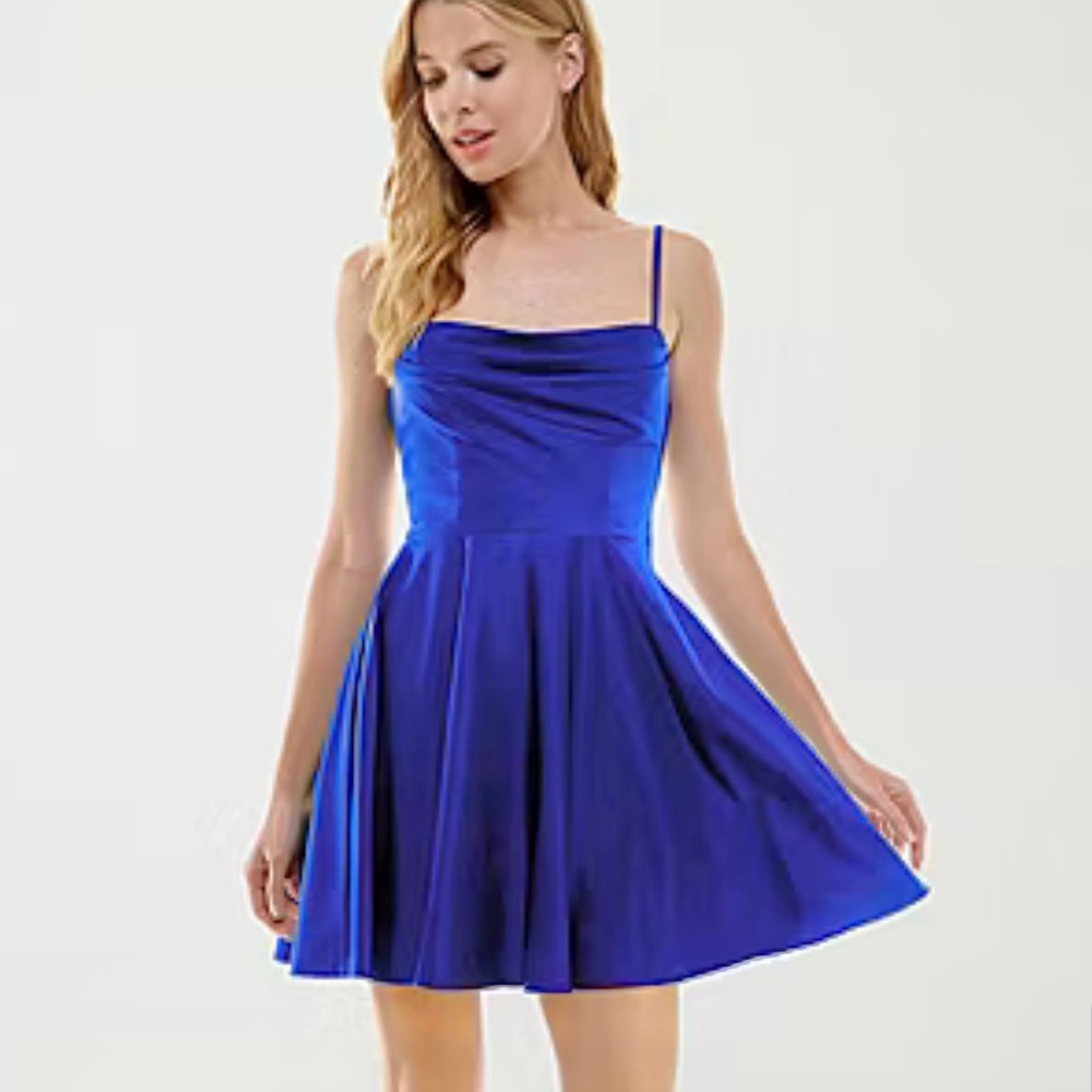 City Triangle Womens Embellished Juniors Fit + Flare Dress size 12